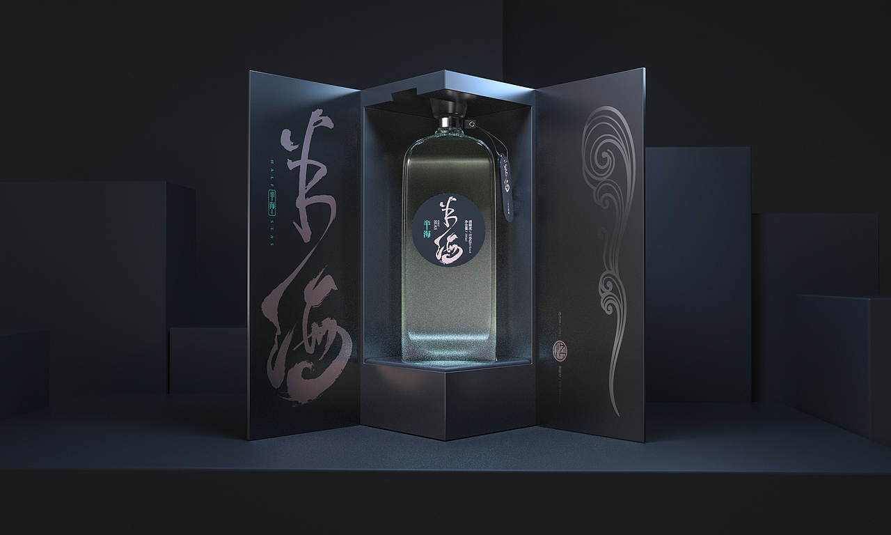 【梵顿設計】半海-酒包装系列设计