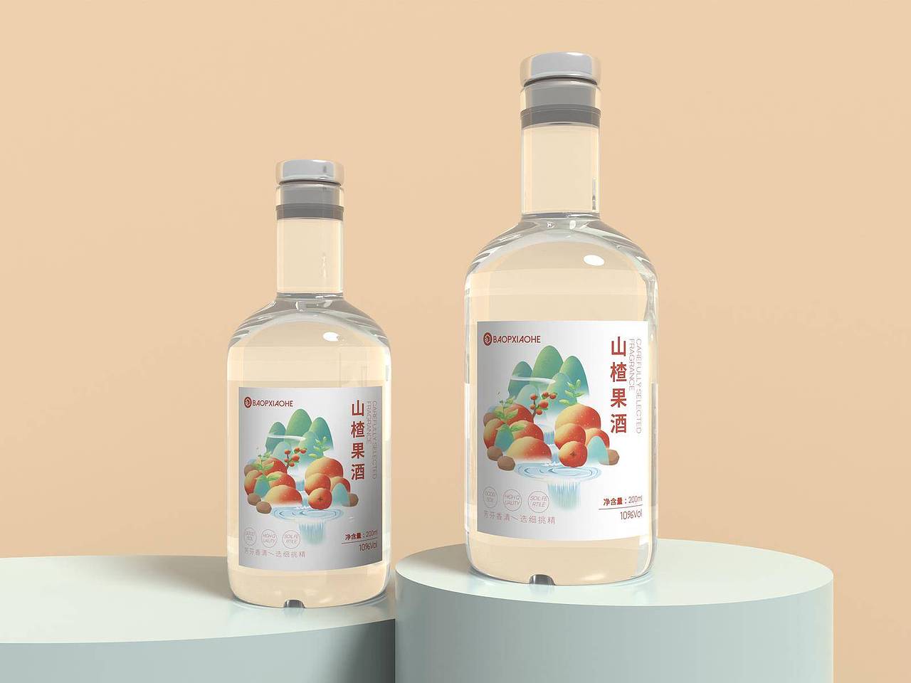 水果酒包装设计