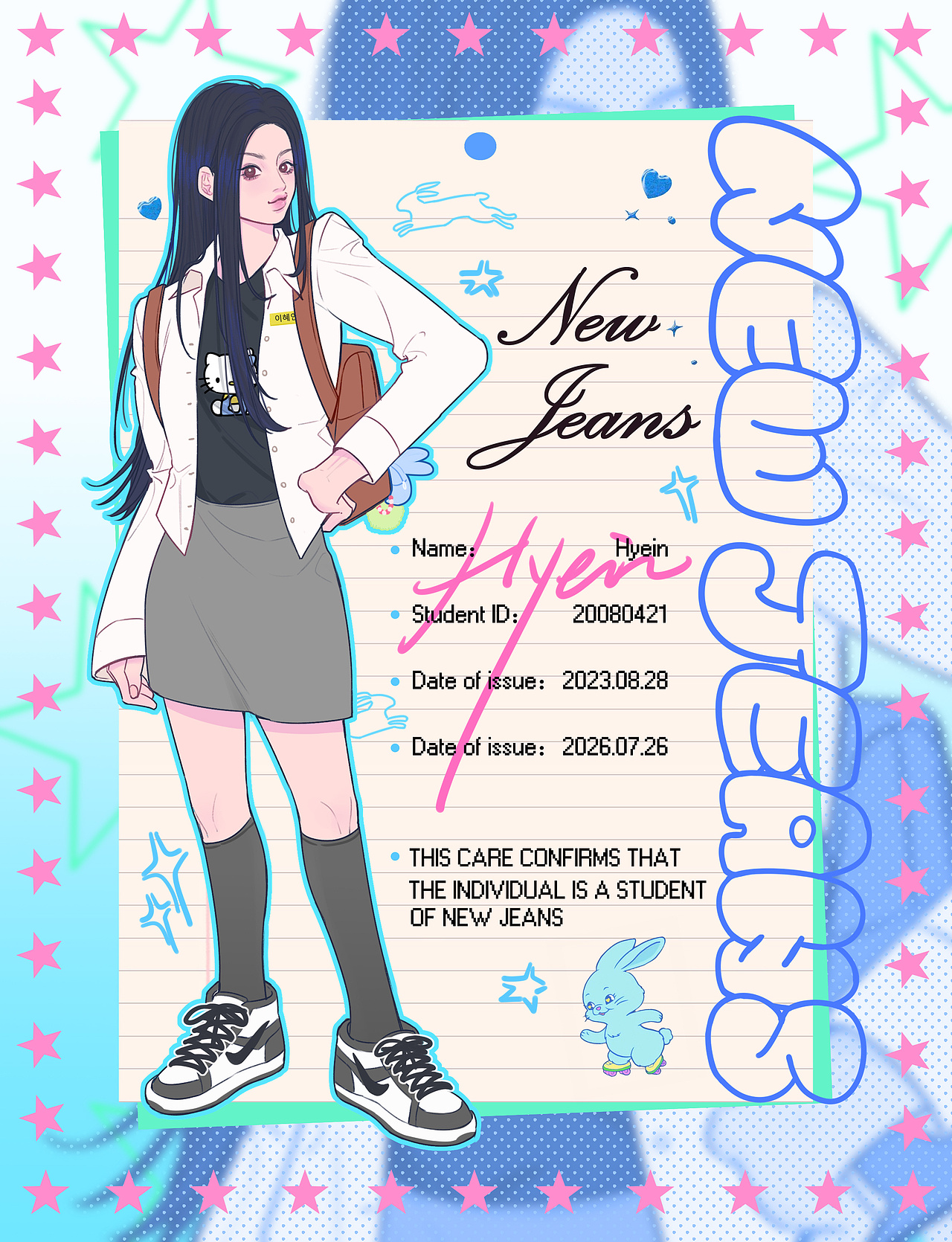 New Jeans校园AU（图ZMzU2NzczNjUy） - 创作习作 - 站酷设计师nanago_原创素材 - 站酷ZCOOL