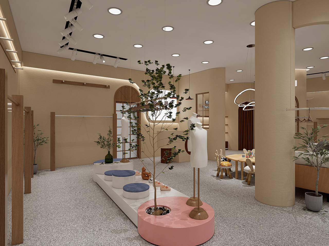 韩式服装店（图ZMzA2NzcwNzI4） - 商业空间设计 - 站酷设计师rvesin原创素材 - 站酷ZCOOL