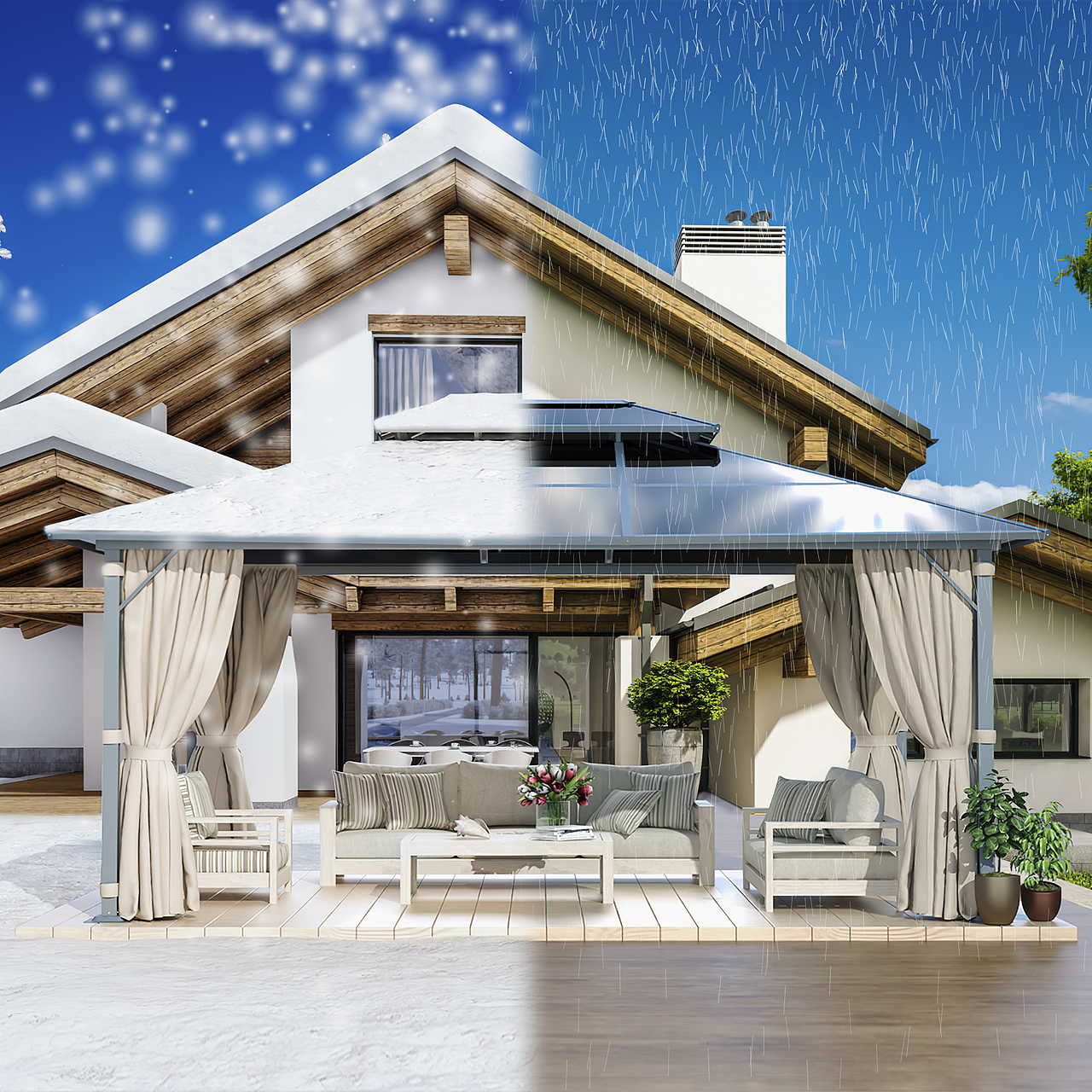 亚马逊户外凉亭主图