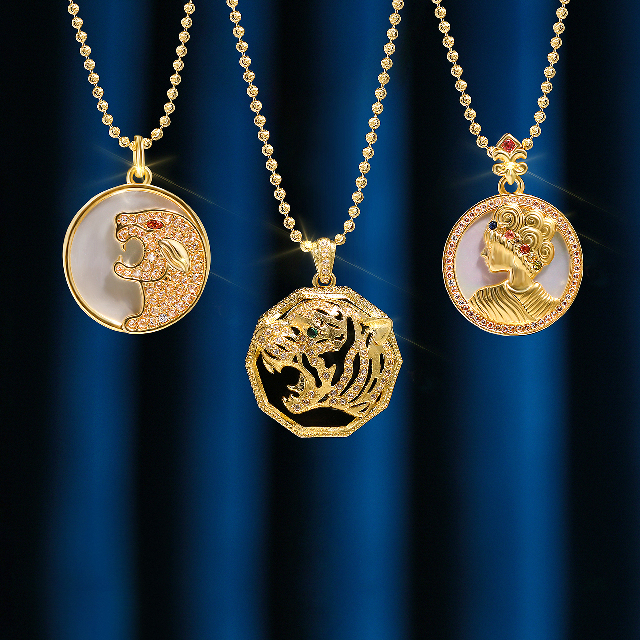 珠宝产品摄影 - 项链吊坠系列