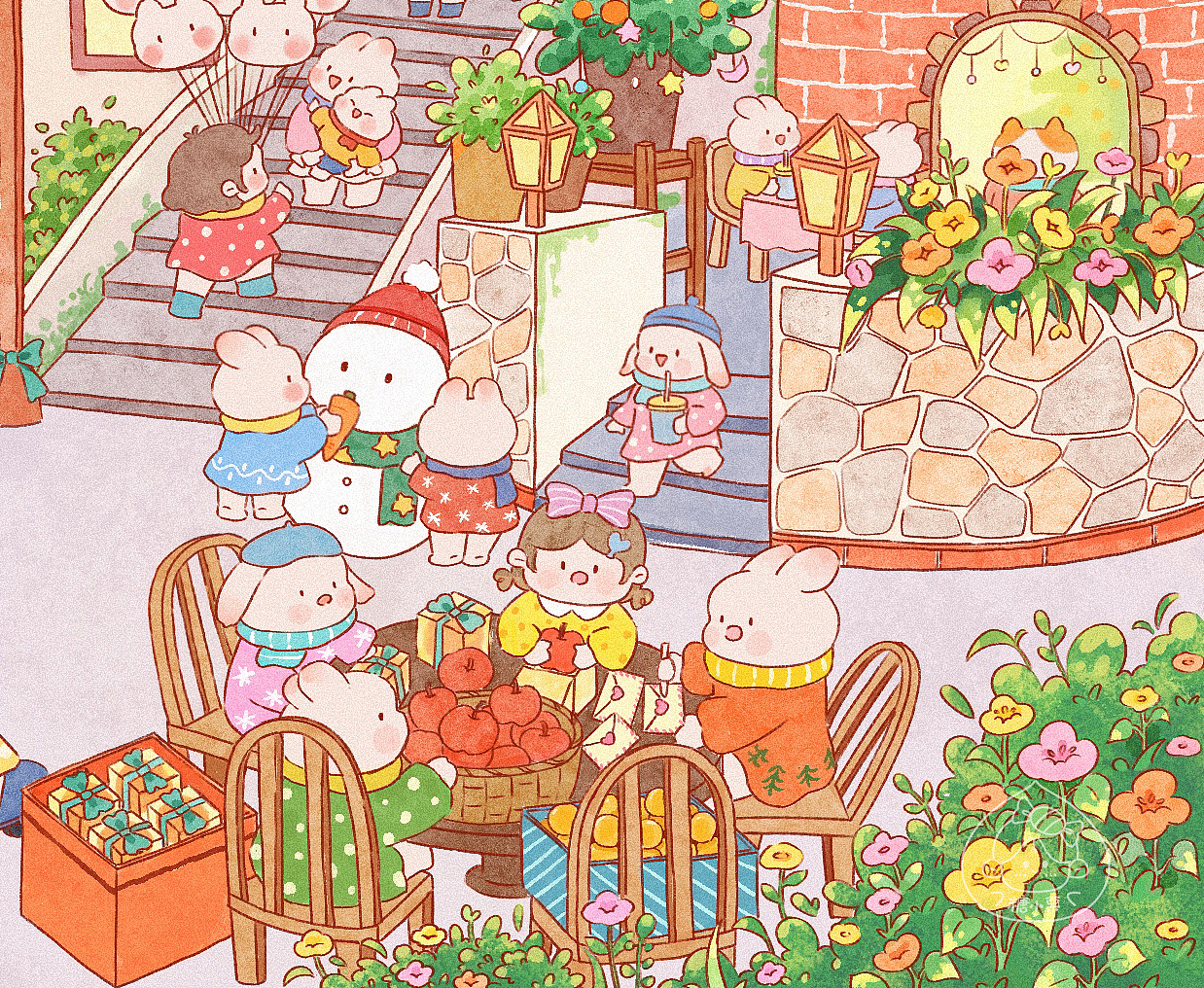 兔兔小镇欢乐圣诞节