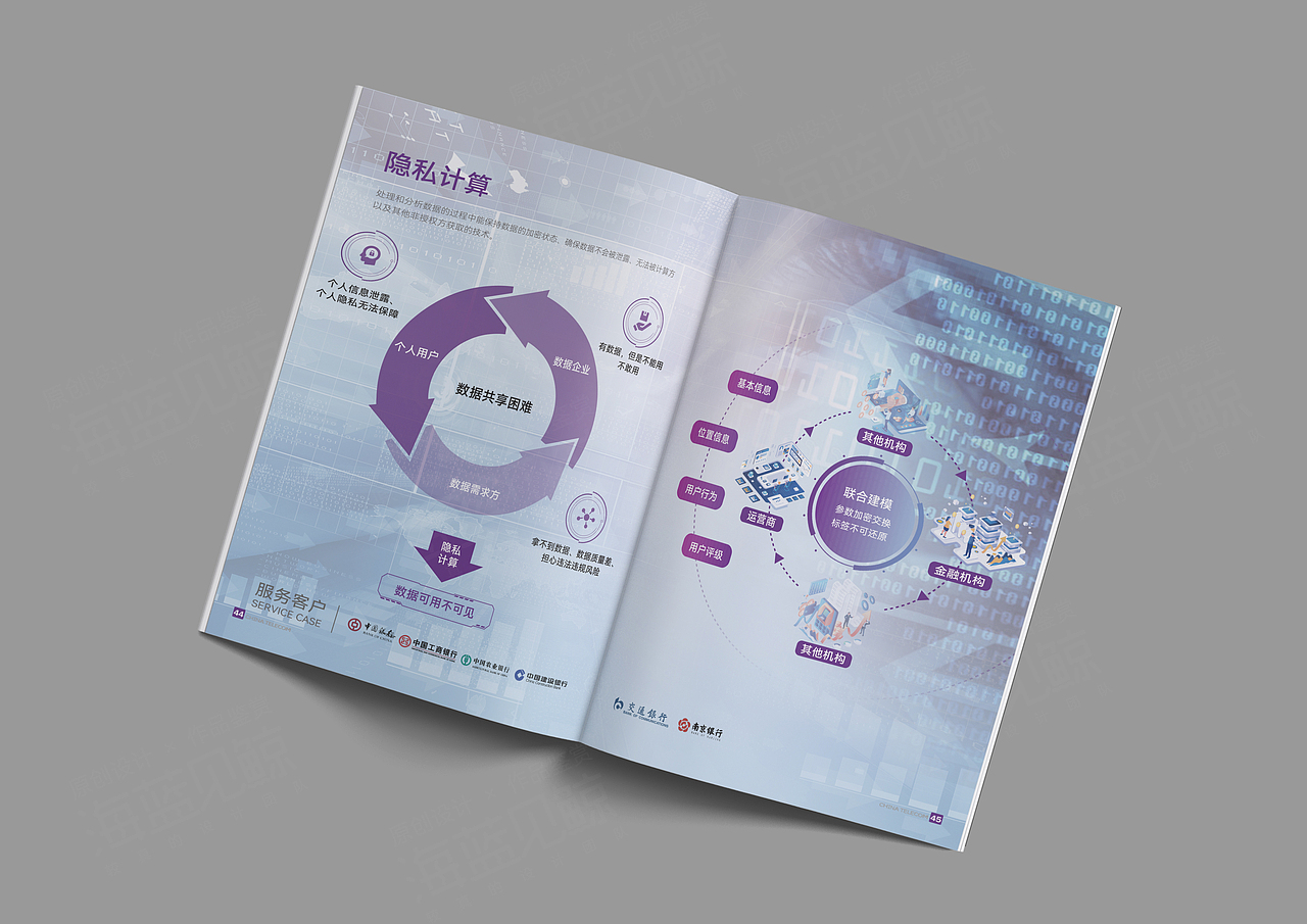 通信企业产品画册（图ZMzY2OTY0NDk2） - 书籍/画册 - 站酷设计师海蓝见鲸品牌设计原创素材 - 站酷ZCOOL