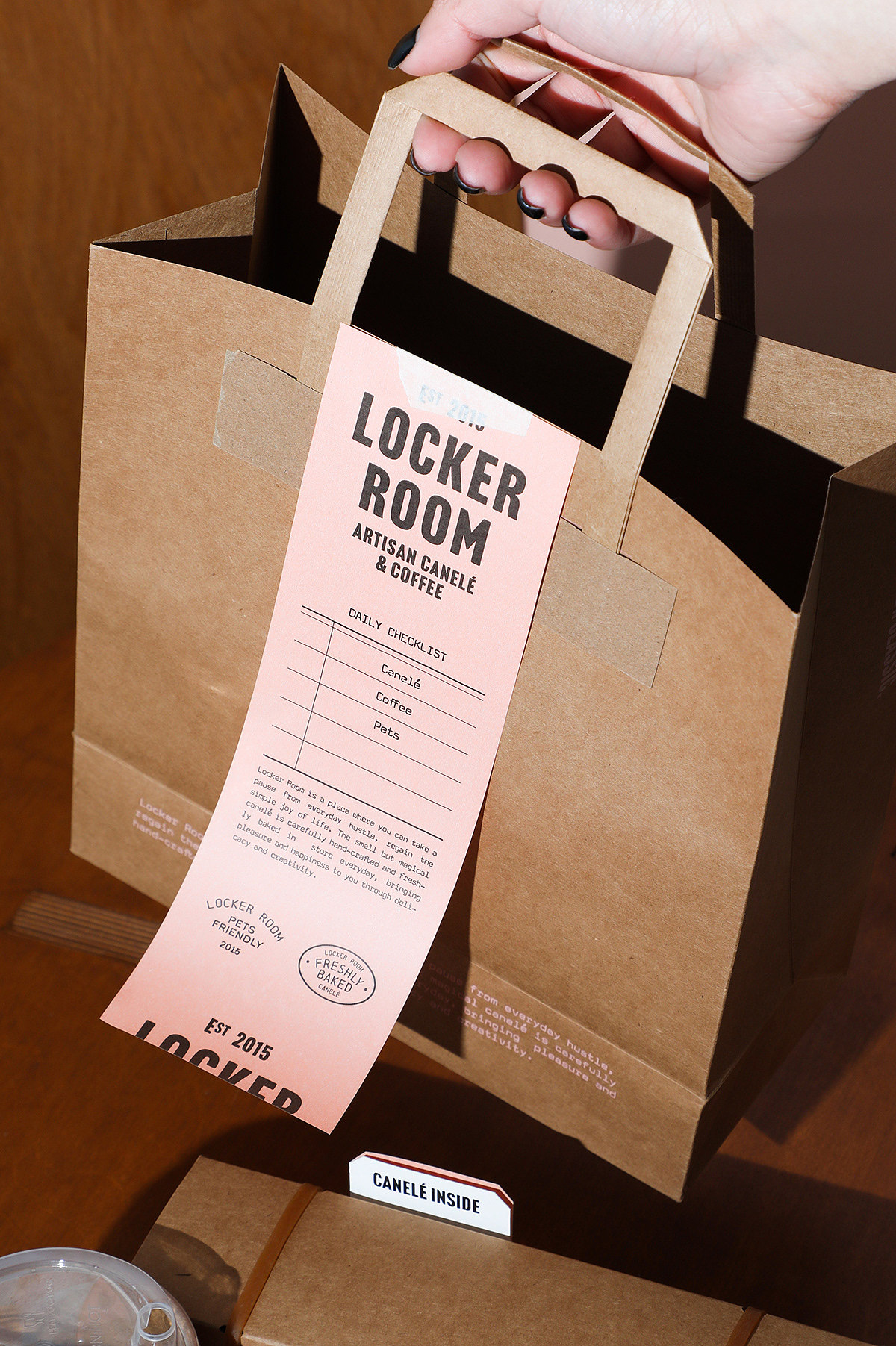 LOCKERROOM ARTISAN CANNELÉ&COFFEE VISUAL IDENTITY
