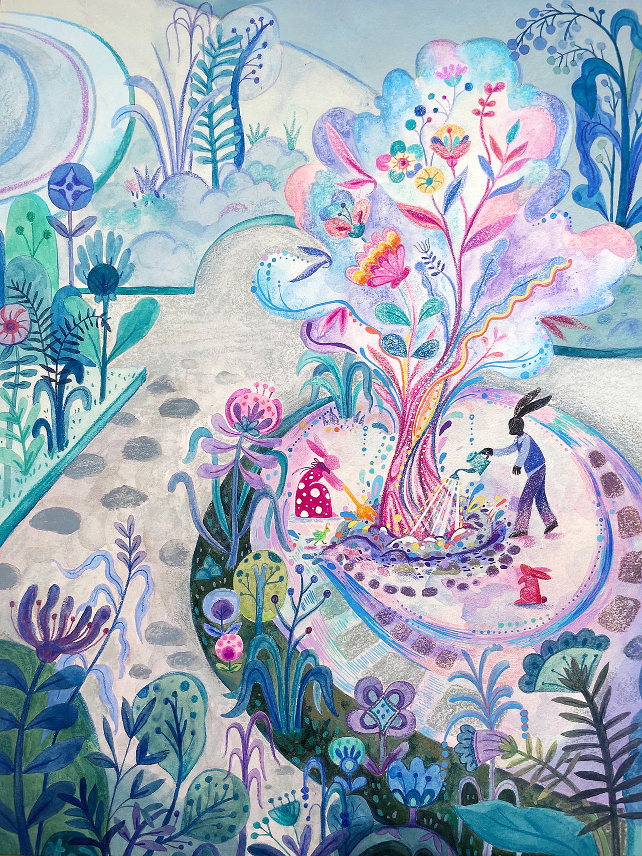 手绘—兔年画兔（图ZMzU4Mzg1NDI4） - 商业插画 - 站酷设计师琅圣轩原创素材 - 站酷ZCOOL