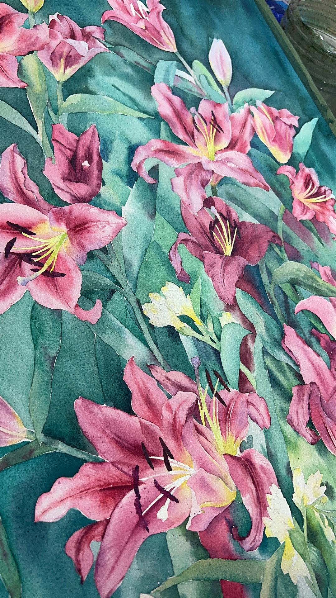 水彩花卉（图ZMzQxMTk4ODY0） - 绘画 - 站酷设计师乔飞儿原创素材 - 站酷ZCOOL