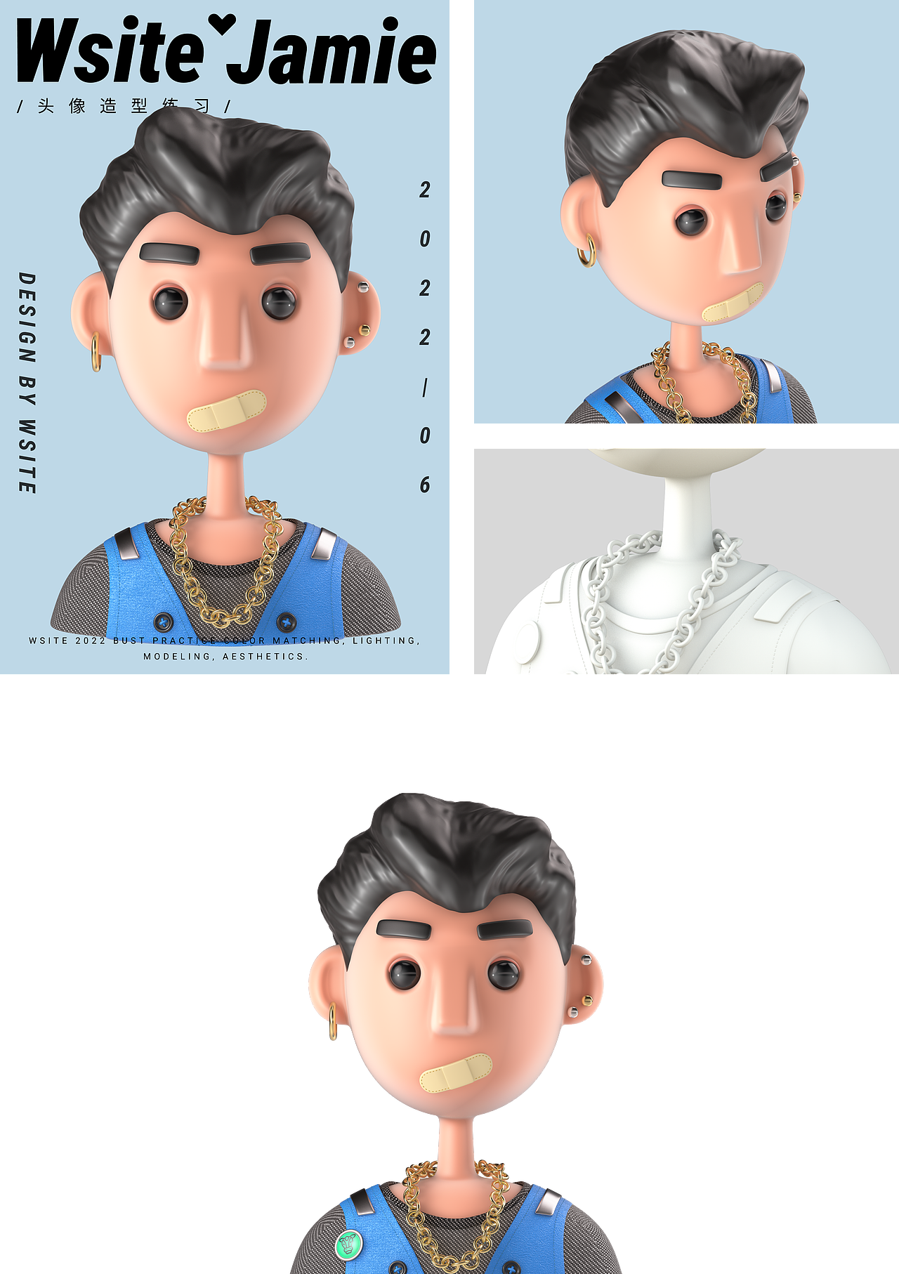 人物头像练习（图ZMzA2NTExMDY0） - 人物/生物 - 站酷设计师Wsite原创素材 - 站酷ZCOOL