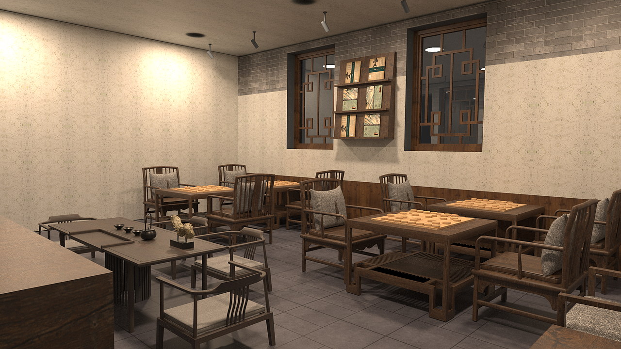 谷冰村文化礼堂（图ZMzI1MDYxMTQ0） - 建筑/空间 - 站酷设计师小小老树原创素材 - 站酷ZCOOL