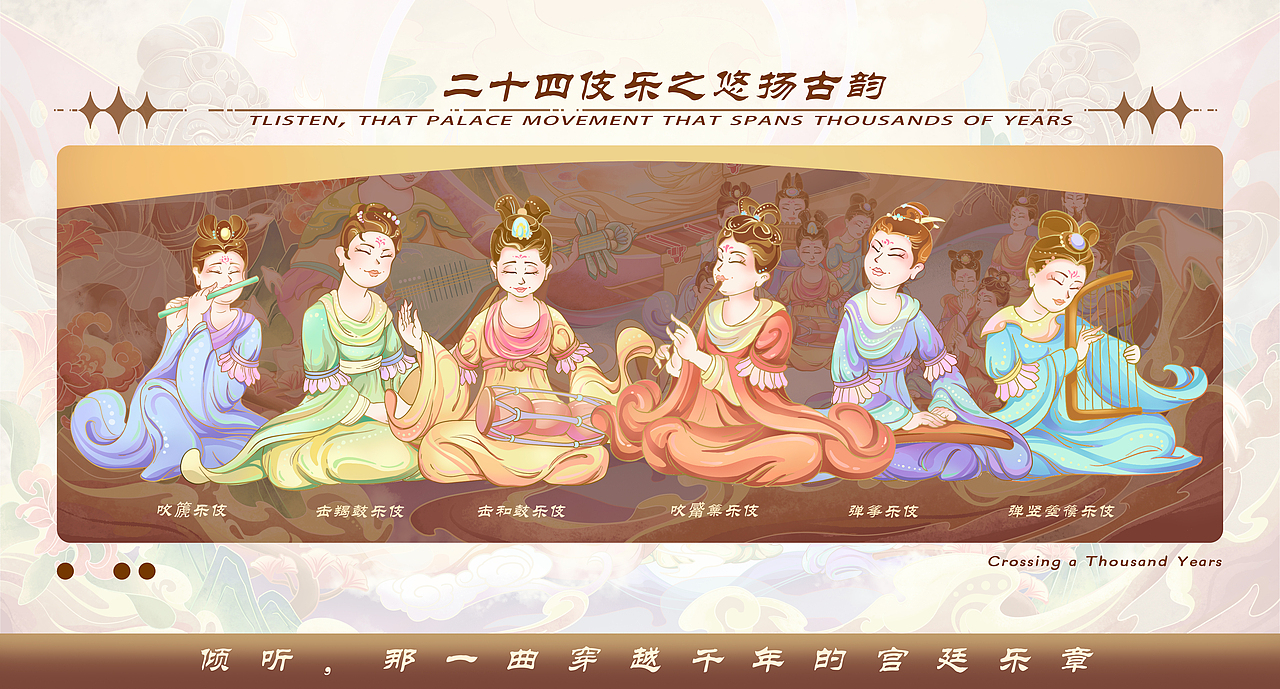 【古物焕新】文物二创|二十四伎乐之悠扬古韵