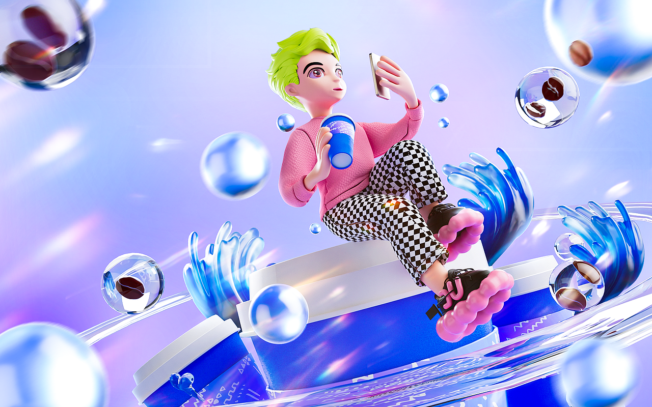 J.U.N de 沉浸式日记（图ZMzUyMTMzODQw） - 人物/生物 - 站酷设计师小狮唬原创素材 - 站酷ZCOOL