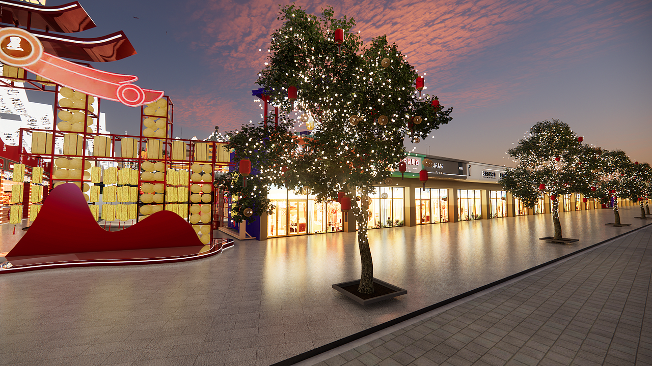 国潮夜市 新星夜市设计