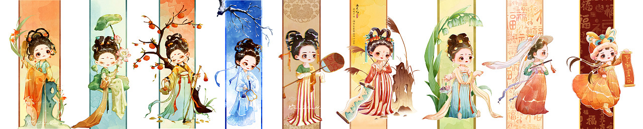 Q版古风人物|第一弹