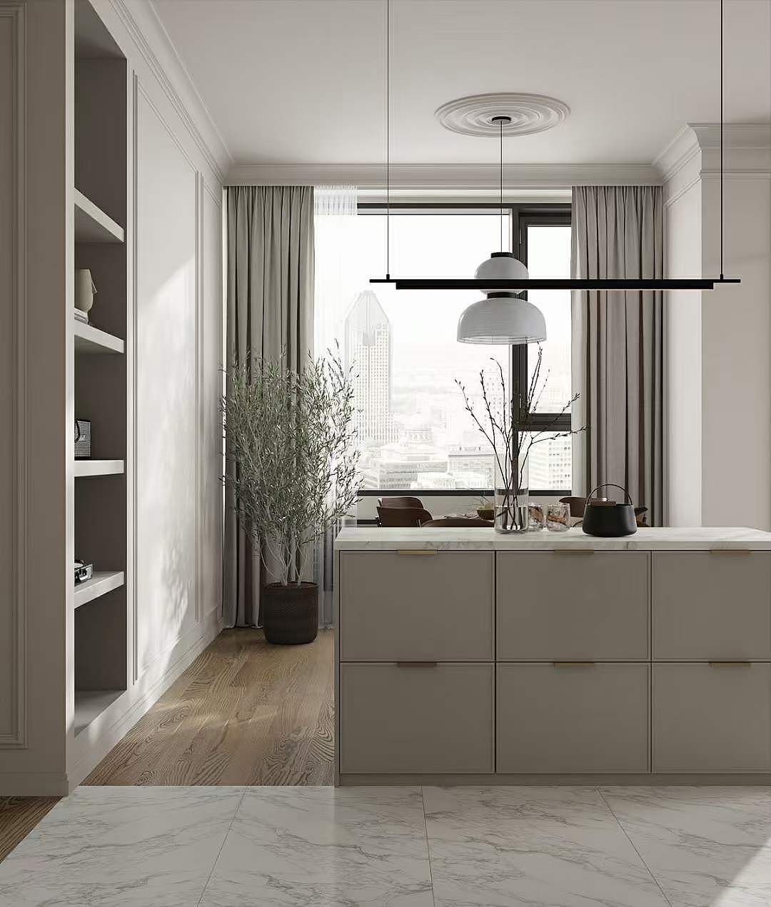 白色公寓室内设计