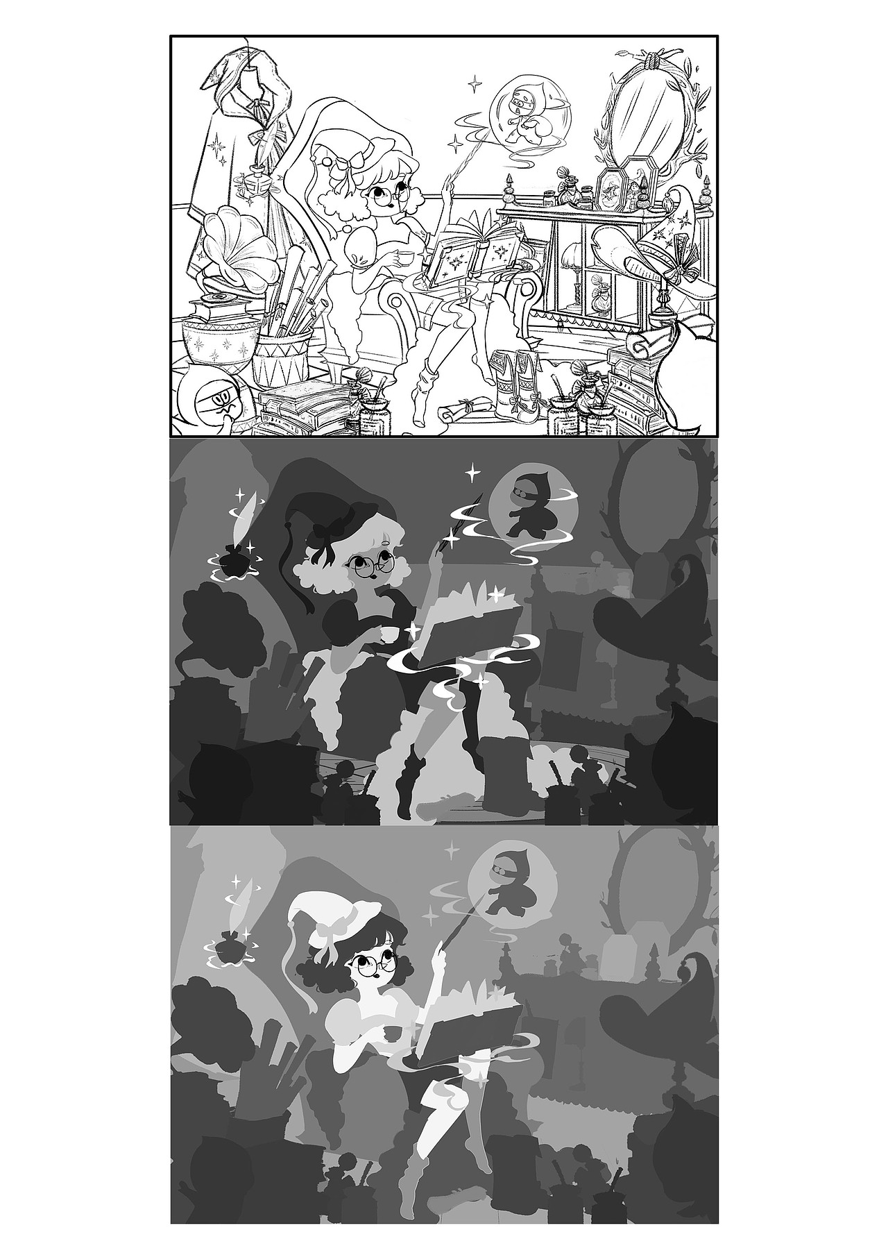 抓到你了~原創(chuàng)插畫（圖ZMzI1NTU3NzQ4） - 兒童插畫 - 站酷設(shè)計師圓小王原創(chuàng)素材 - 站酷ZCOOL