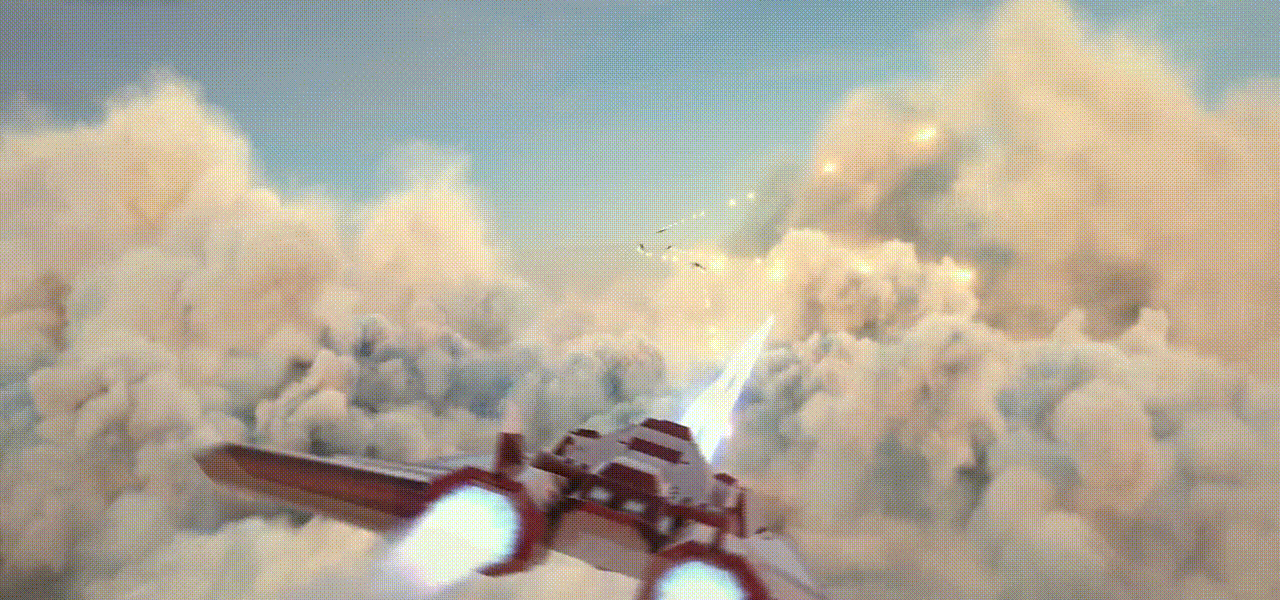 战斗机焰火;拖尾烟雾;激光子弹;烟火爆炸