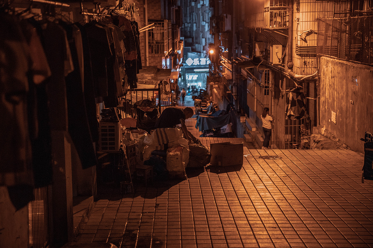 深圳水库新村夜景