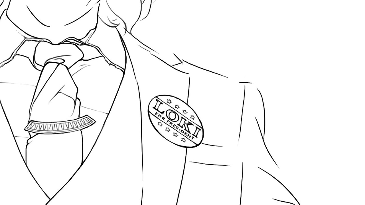 PS手绘教程：洛基President Loki（图ZMzQ1MzUxOTA4） - 创作习作 - 站酷设计师野孩子涂鸦原创素材 - 站酷ZCOOL