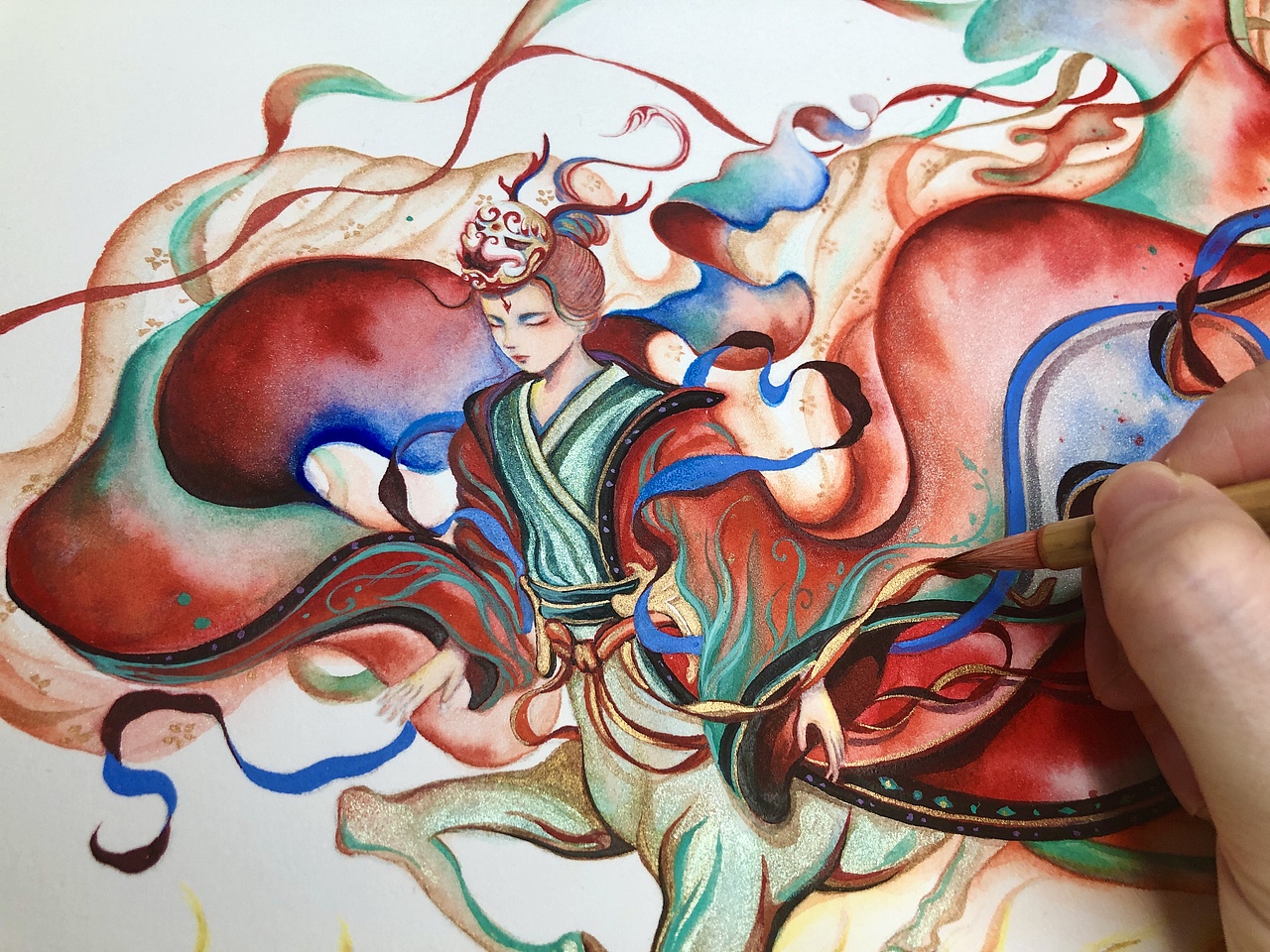 【中国神话&山海经四方神】原创手绘合集(二)