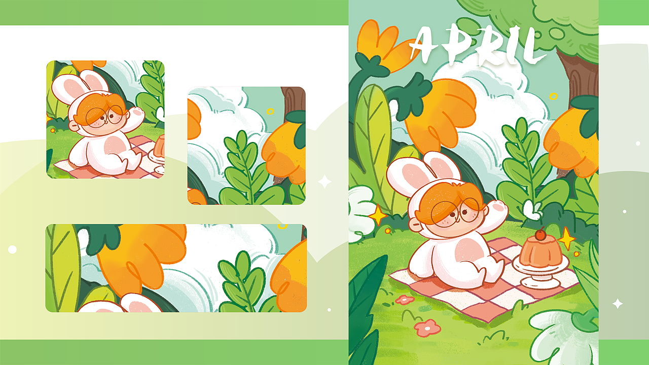 兔年日历（图ZMzMyMDI4Mzg0） - 图案 - 站酷设计师CANOHH原创素材 - 站酷ZCOOL