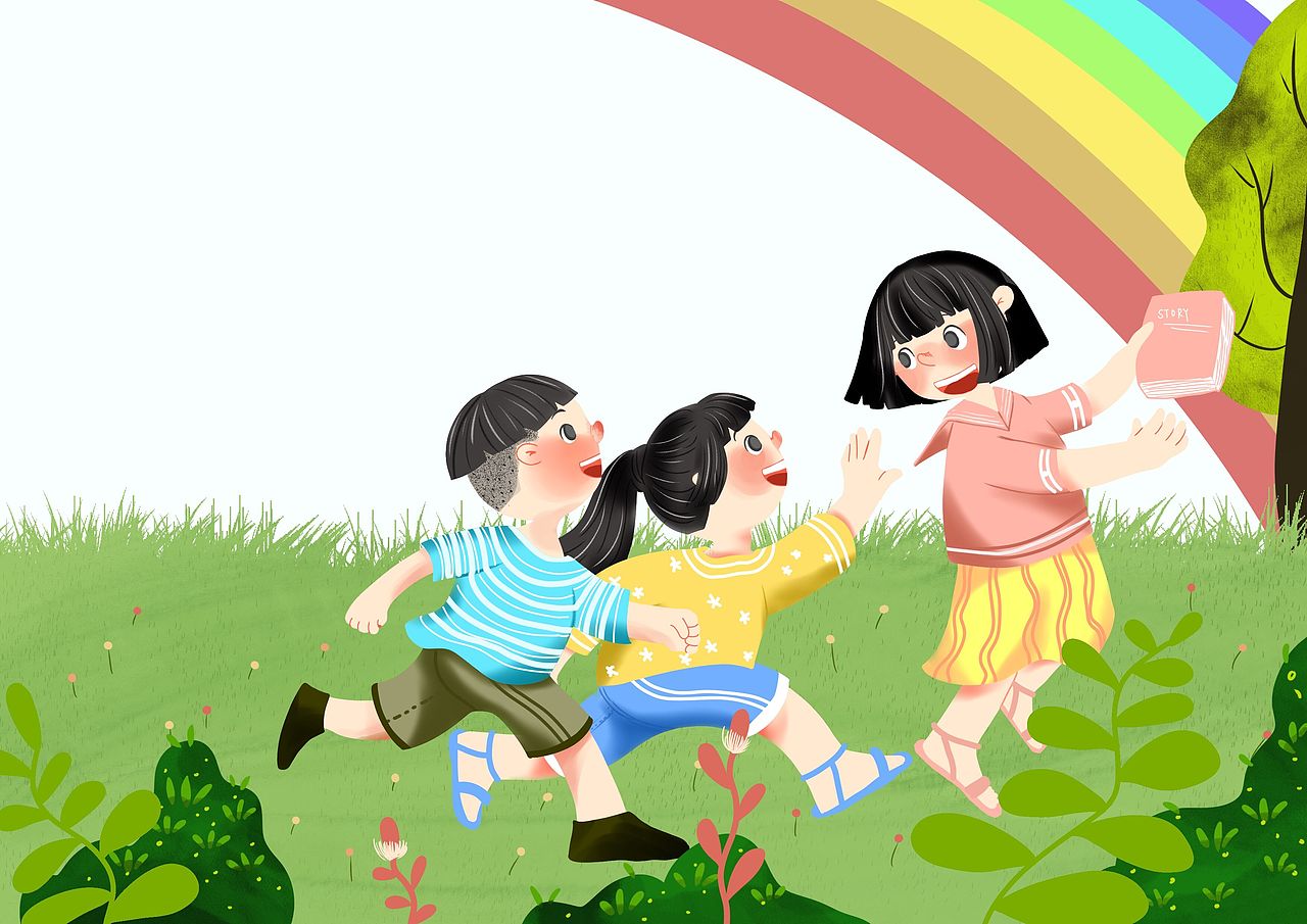 儿童节（图ZMzAyODA1NzEy） - 儿童插画 - 站酷设计师buffylucky禾崽原创素材 - 站酷ZCOOL