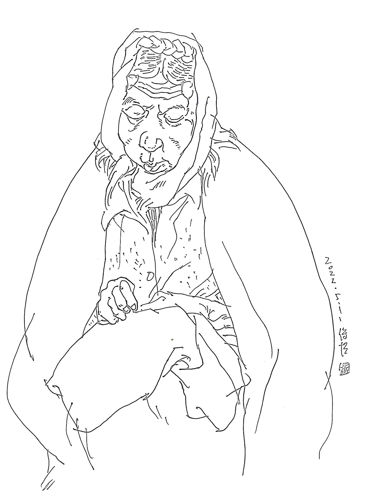 纪保超摸鱼速写