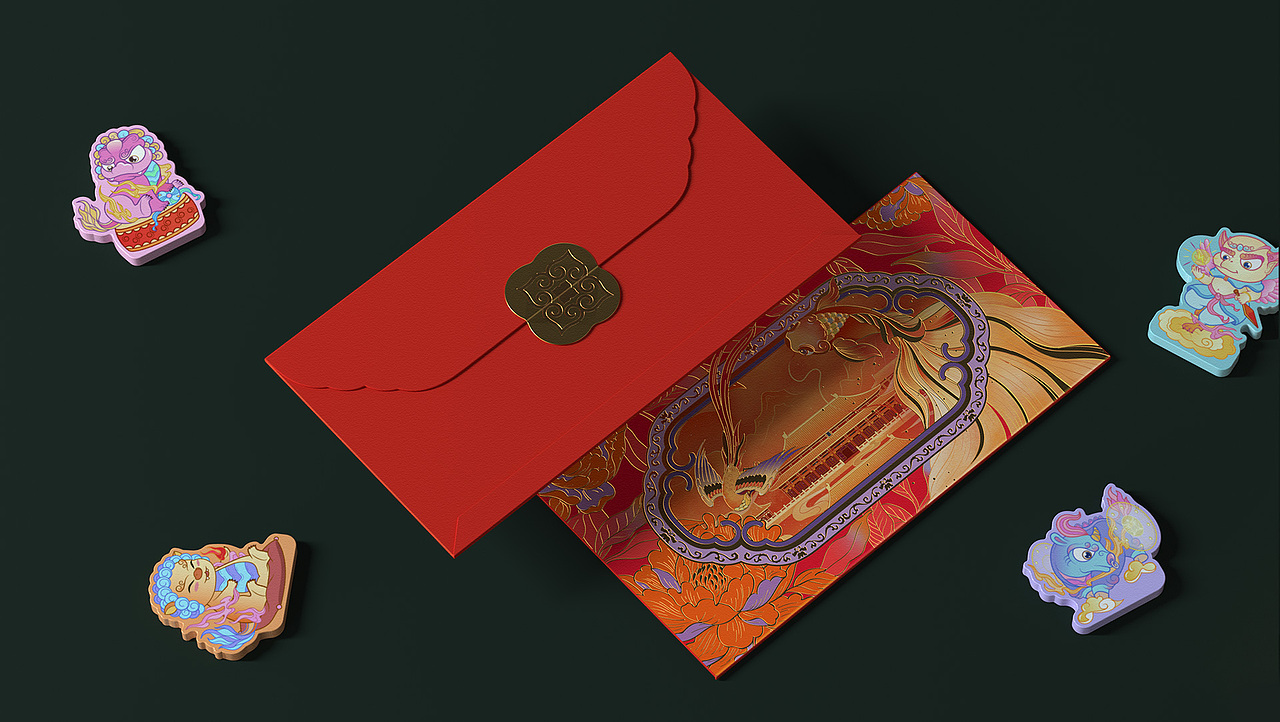 故宫文创 万福集庆 故宫贺岁