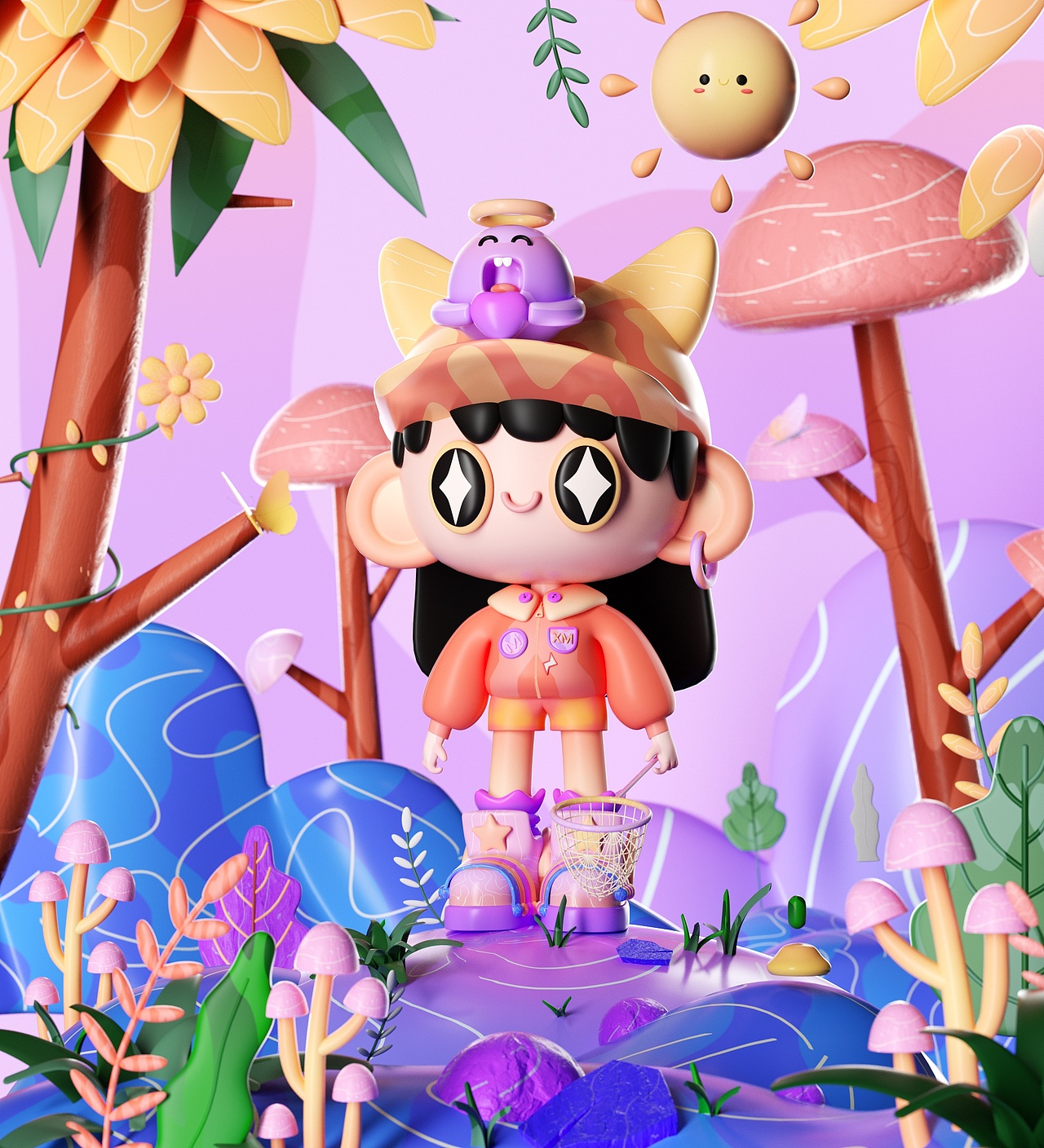 C4D三维产品/ip渲染练习