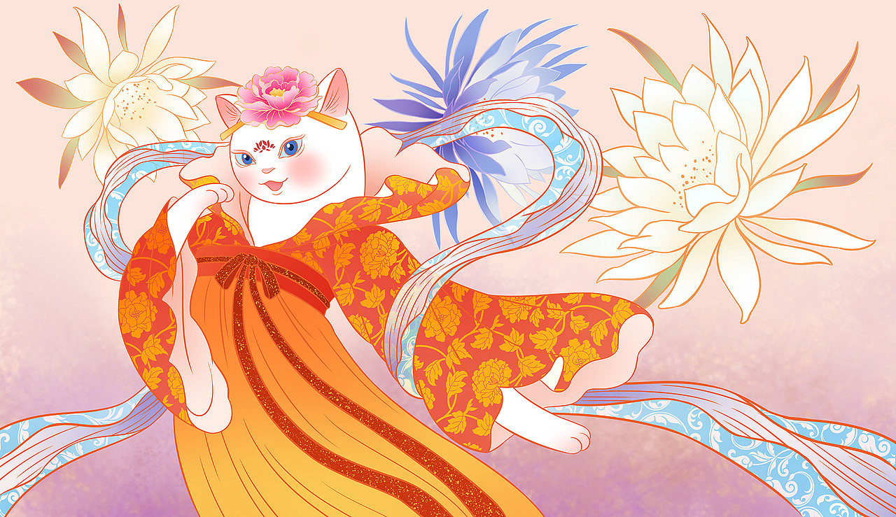 如花 牡丹 石榴 白雪