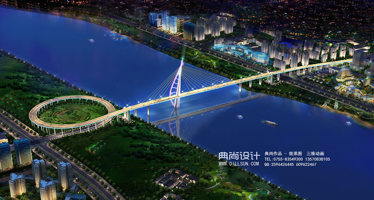 桥梁设计效果图 12