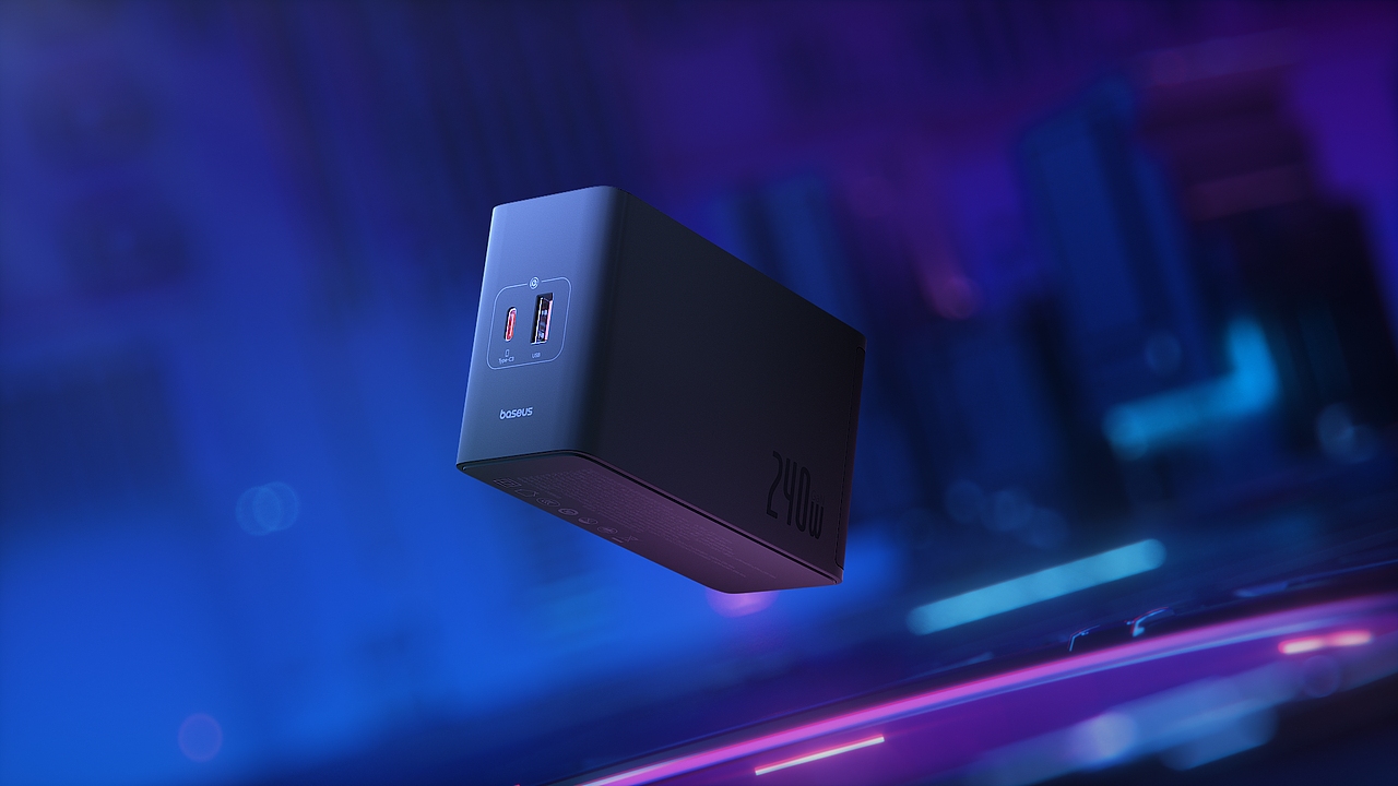 倍思 氮化镓数字电源桌面快充充电器（图ZMzYxNDg2MDMy） - 产品 - 站酷设计师李不胖原创素材 - 站酷ZCOOL