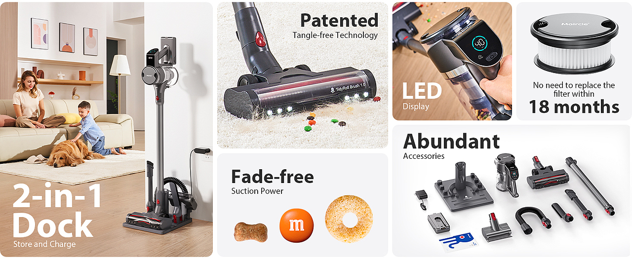 跨境电商详情页 | Maircle S3 吸尘器 ✖ LCX光锥设计