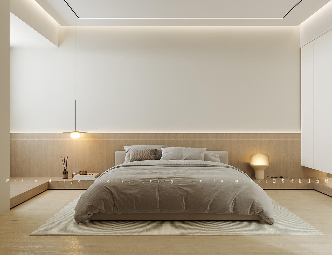 现代极简—白龙马效果图（图ZMzA1NzM1MzIw） - 家装设计 - 站酷设计师大吉大利999原创素材 - 站酷ZCOOL