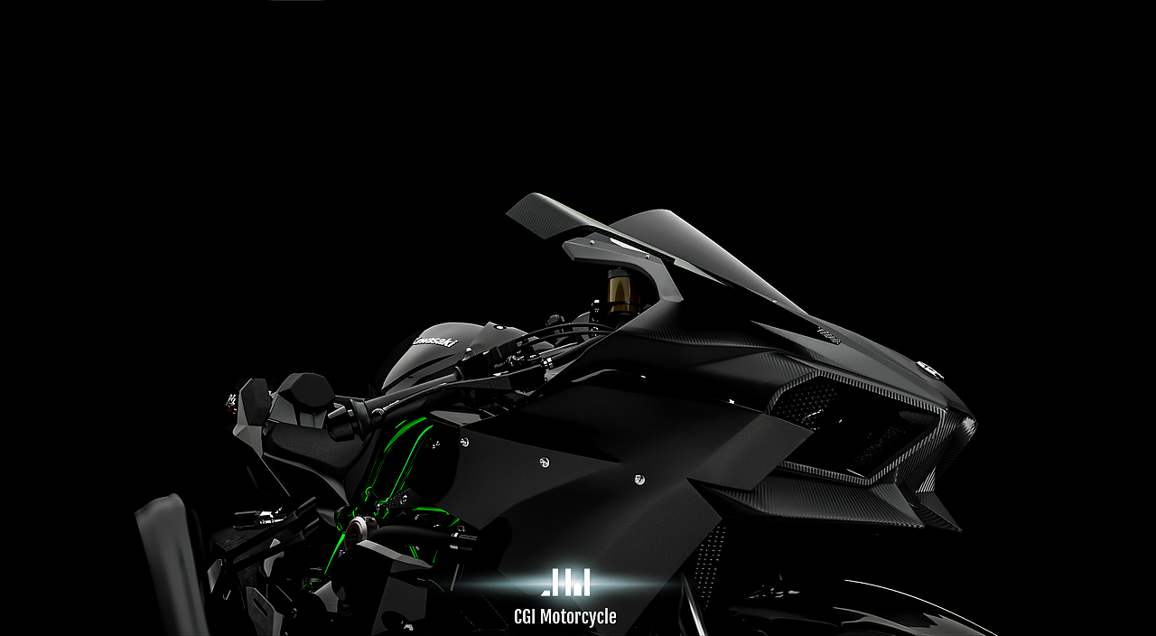 Kawasaki H2R - Full CG（圖ZMzE0MzE0OTky） - 機械/交通 - 站酷設(shè)計師willkinggniklliw原創(chuàng)素材 - 站酷ZCOOL