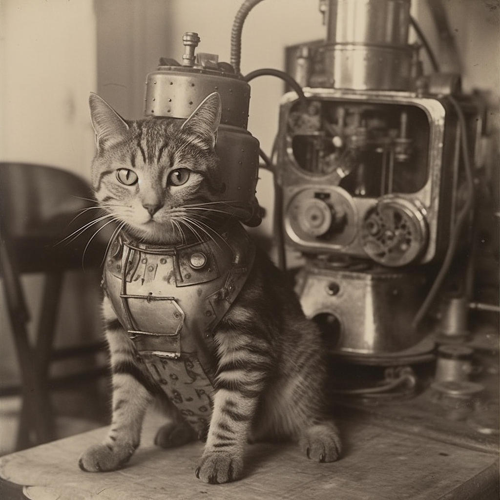 AI | 硅基猫猫诞生记（图ZMzM3NTM2Njgw） - AI作品 - 站酷设计师跑得快哦原创素材 - 站酷ZCOOL