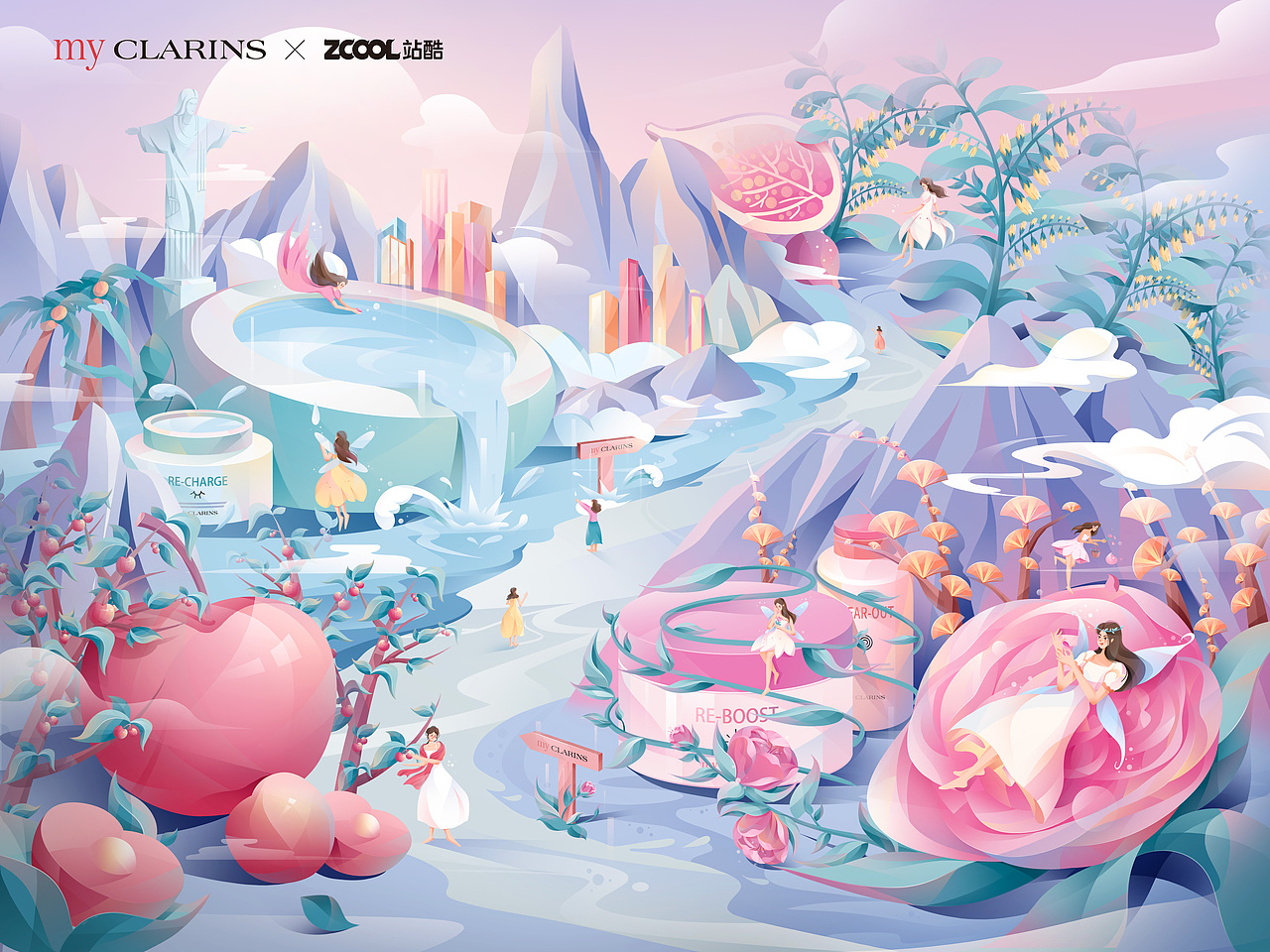 # my CLARINS 寻找天然好食肌 #（图ZMjk4NDE5MjIw） - 海报 - 站酷设计师戴欣悦原创素材 - 站酷ZCOOL