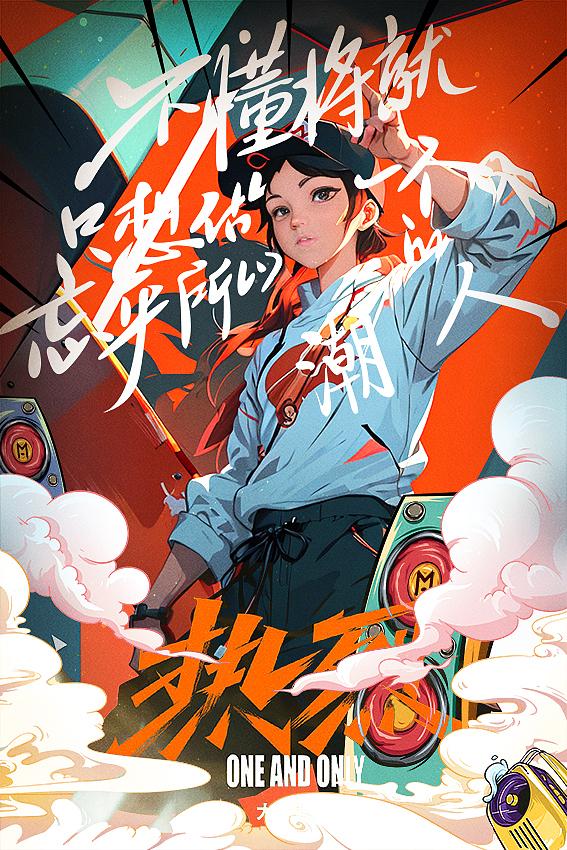 熱烈是我們舞動(dòng)的青春（圖ZMzQ4MDUyNzk2） - 海報(bào) - 站酷設(shè)計(jì)師茉血怡然原創(chuàng)素材 - 站酷ZCOOL