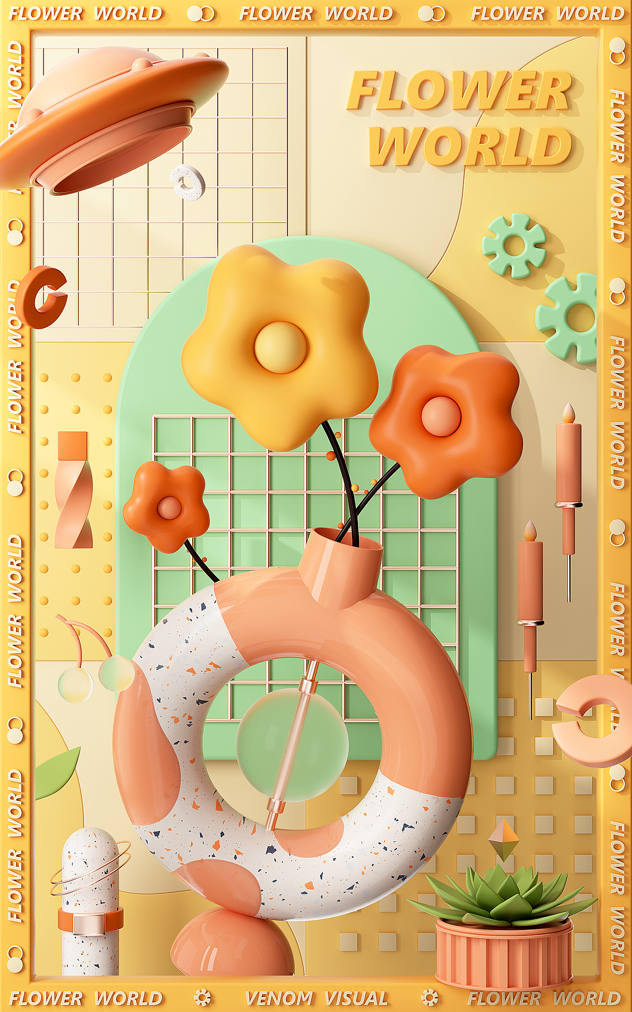 FLOWER WORLD（图ZMzA0Njk5MjI4） - 人物/生物 - 站酷设计师Venom_Z原创素材 - 站酷ZCOOL