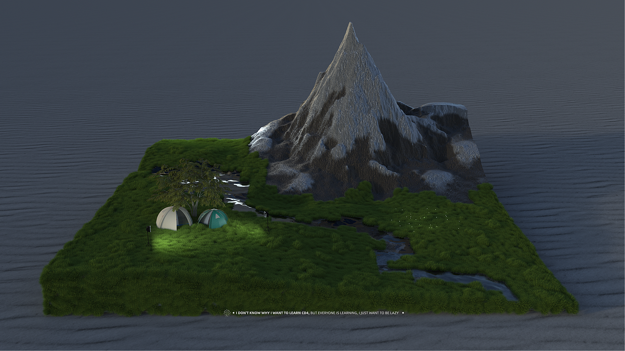 World Creator + C4D 小场景（图ZMzA3NDI4NzEy） - 场景 - 站酷设计师昝智原创素材 - 站酷ZCOOL