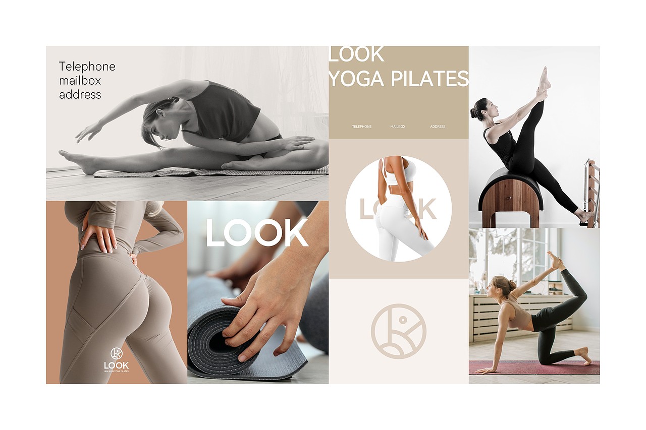 瑜伽品牌设计丨LOOK·瑜伽普拉提