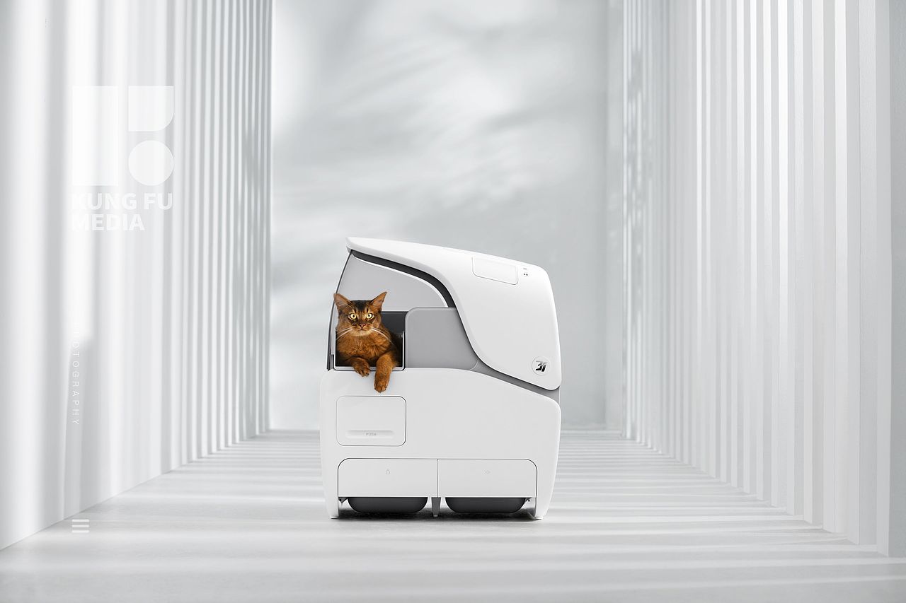 3i智能封装净味猫砂舱平面拍摄图（图ZMzU4MDkyNjgw） - 产品摄影 - 站酷设计师KUNGFU功夫原创素材 - 站酷ZCOOL