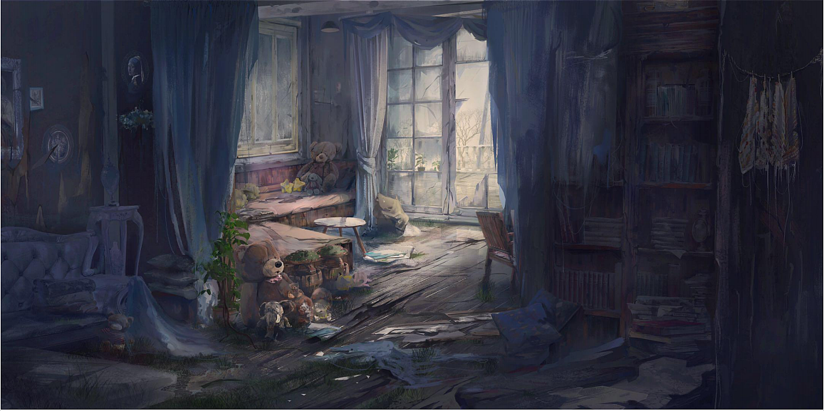 场景绘画（图ZMzM1MDQzMzQ0） - 游戏原画 - 站酷设计师啊菠菜原创素材 - 站酷ZCOOL