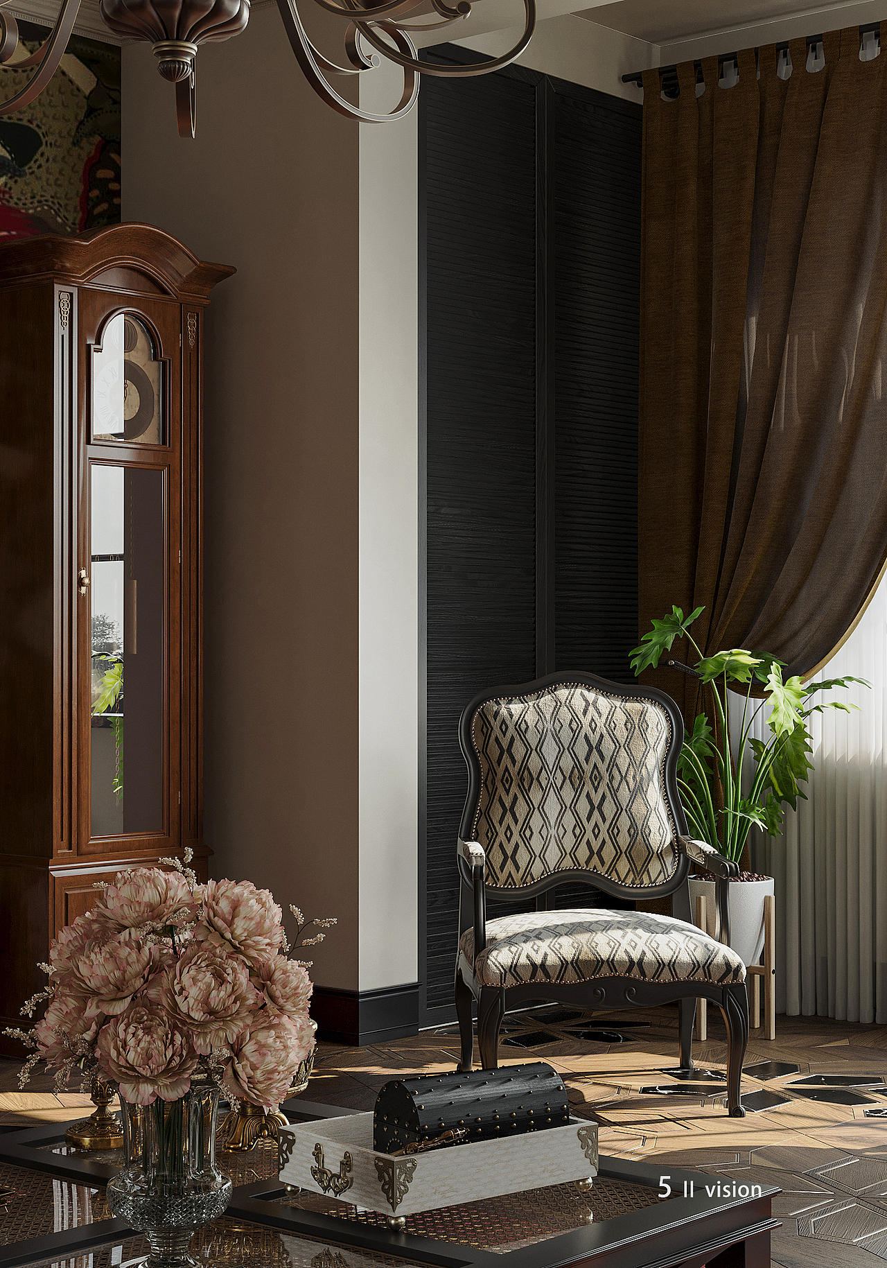 效果图表现—自己搭配的一套南洋复古风——5Ⅱvision