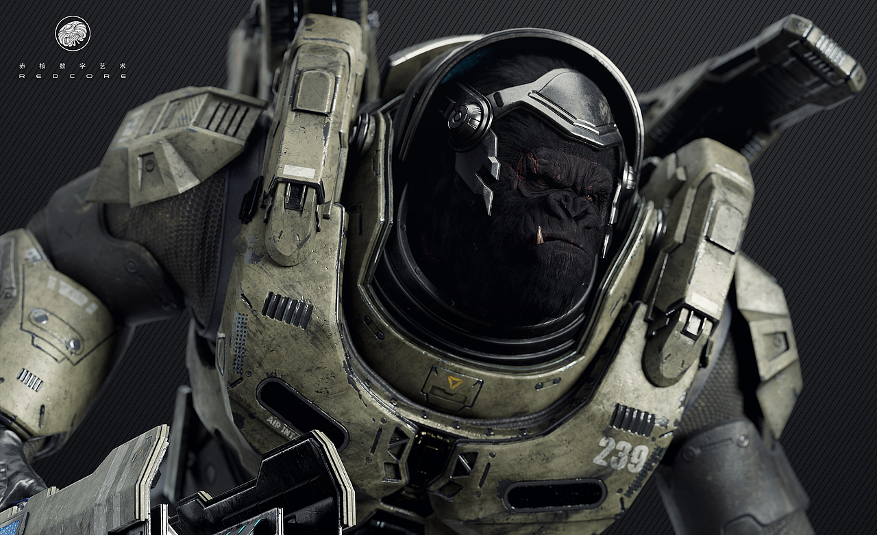 士官长+温斯顿——赤核学员次时代建模合体版本（图ZMzQ0OTA4NTAw） - 人物/生物 - 站酷设计师赤核数字艺术原创素材 - 站酷ZCOOL