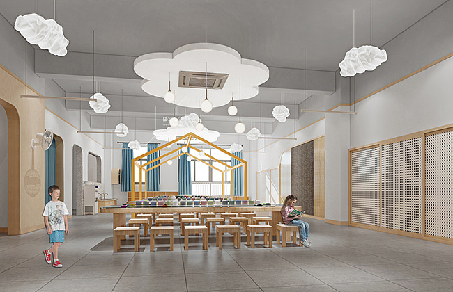 幼儿园设计案例——汕头粤东幼儿园设计|变色龙设计