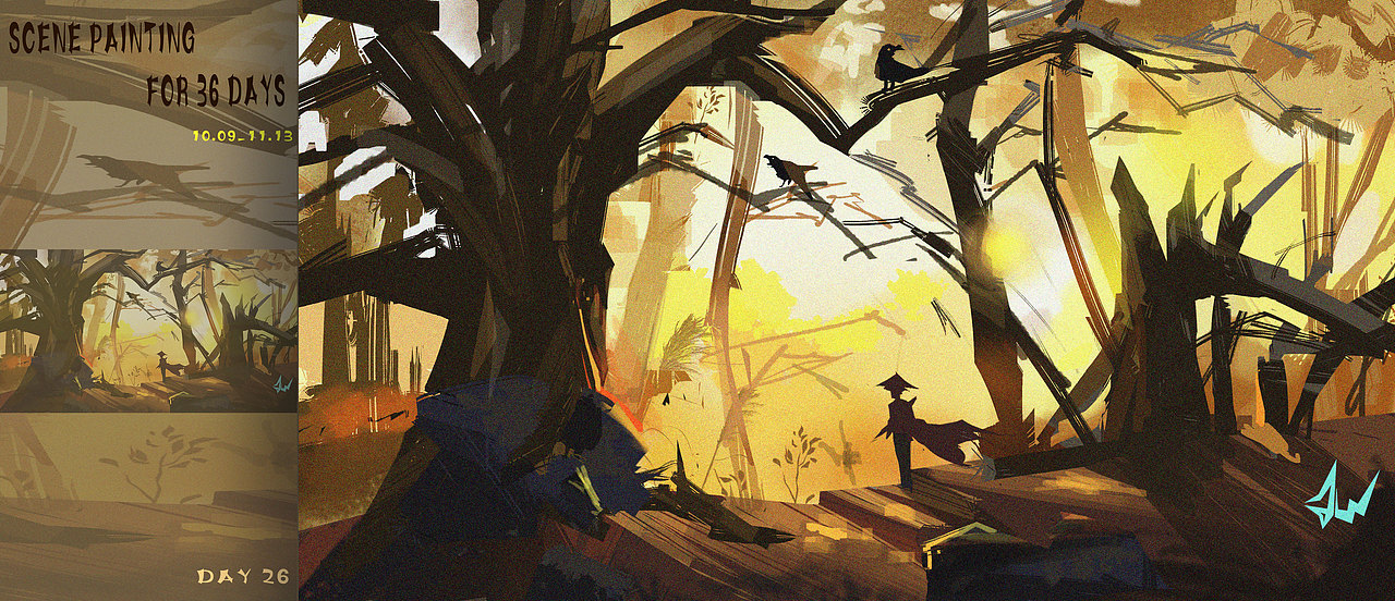 36天场景速途练习打卡（图ZMzIyOTIxNDky） - 游戏原画 - 站酷设计师JW733原创素材 - 站酷ZCOOL