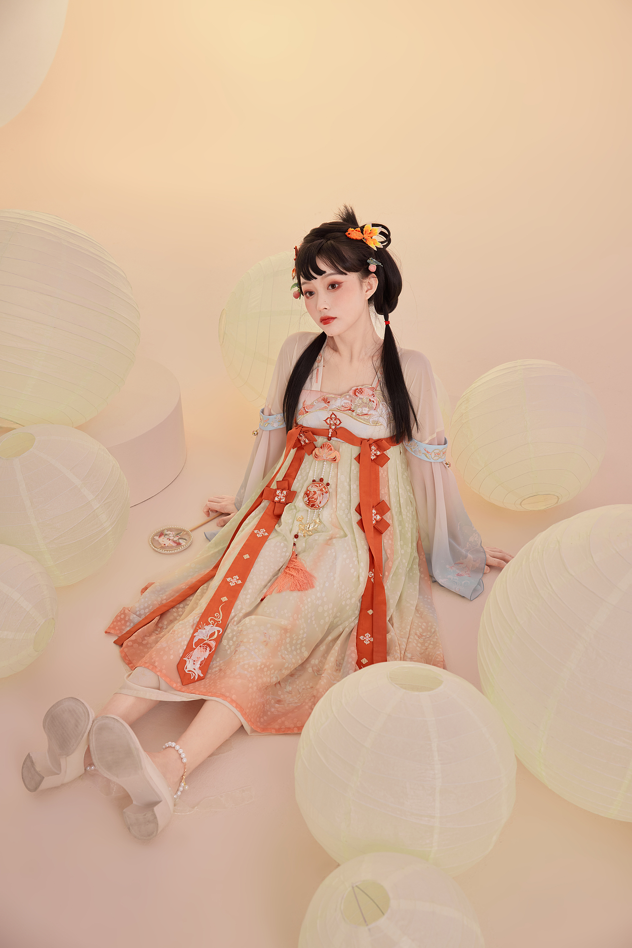 汉服设计|喜悦 锦鲤附体 逢考必过的汉元素