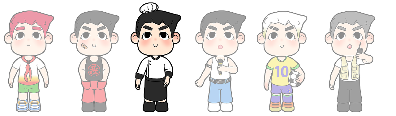 SHANGSHIBOY梦想职业系列盲盒设计(非商业)