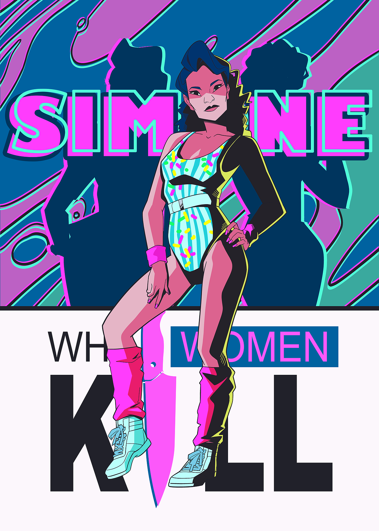 WHY WOMEN KILL（图ZMzM0MDU0Nzc2） - 商业插画 - 站酷设计师jANc陈原创素材 - 站酷ZCOOL