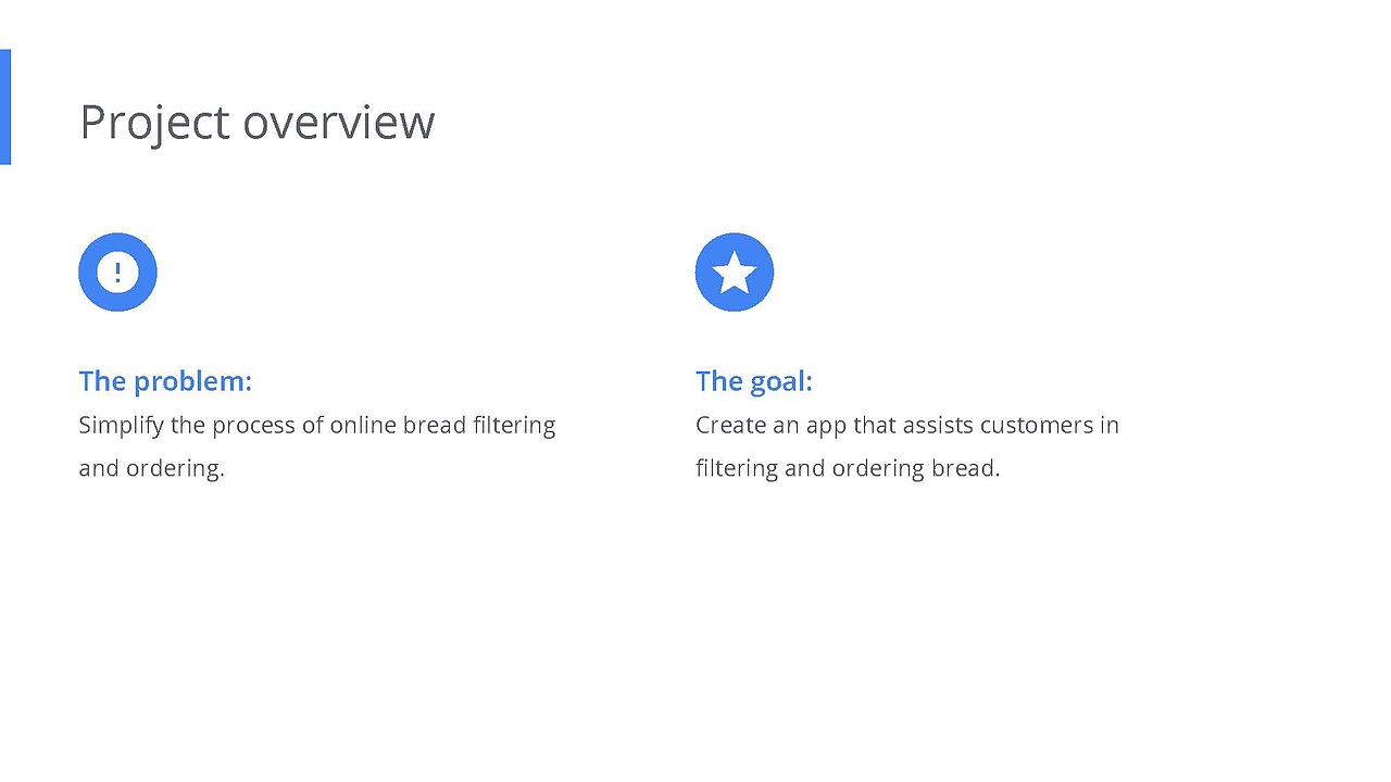 UX - Bakery Menu App